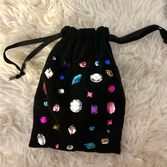 hair candy by hannah Handbags - Feed me gems 💎 velvet bag 💼 NWOT